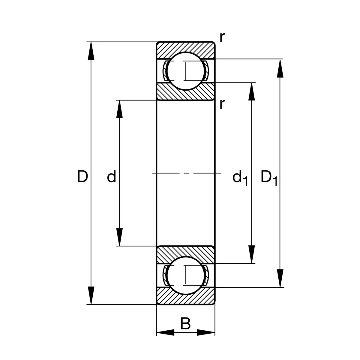 LEŽAJ FAG S6205 25×52×15 mm (2/3)